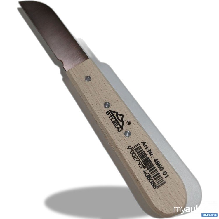 Artikel Nr. 394660: Kabelmesser Stubai Kerbe gerade Klinge Holzgriff