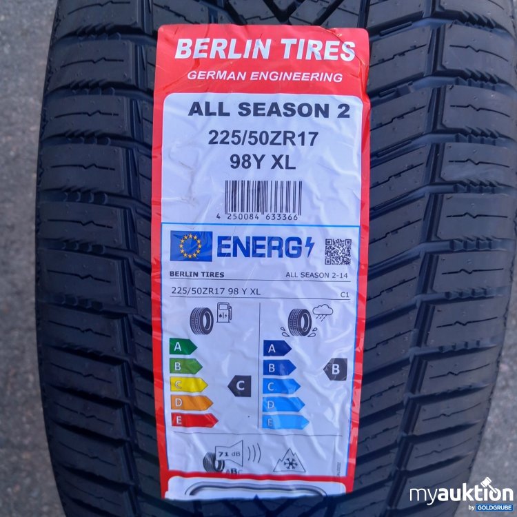 Artikel Nr. 445660 Artikel Nr. 445660: Berlin Tires All Season 225/50 ZR17 98Y XL