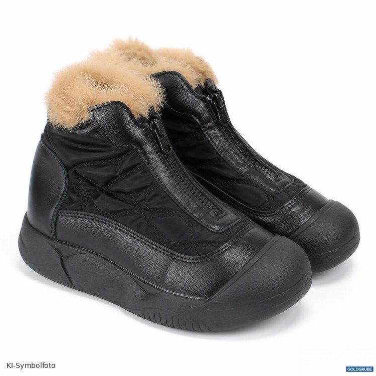Artikel Nr. 469660 Artikel Nr. 469660: Winterstiefel mit Reißverschluss und Fellbesatz Größen 5