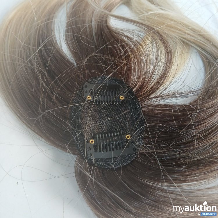 Artikel Nr. 477660: Haarteil Haarverlängerung mit Clip Braun Blond