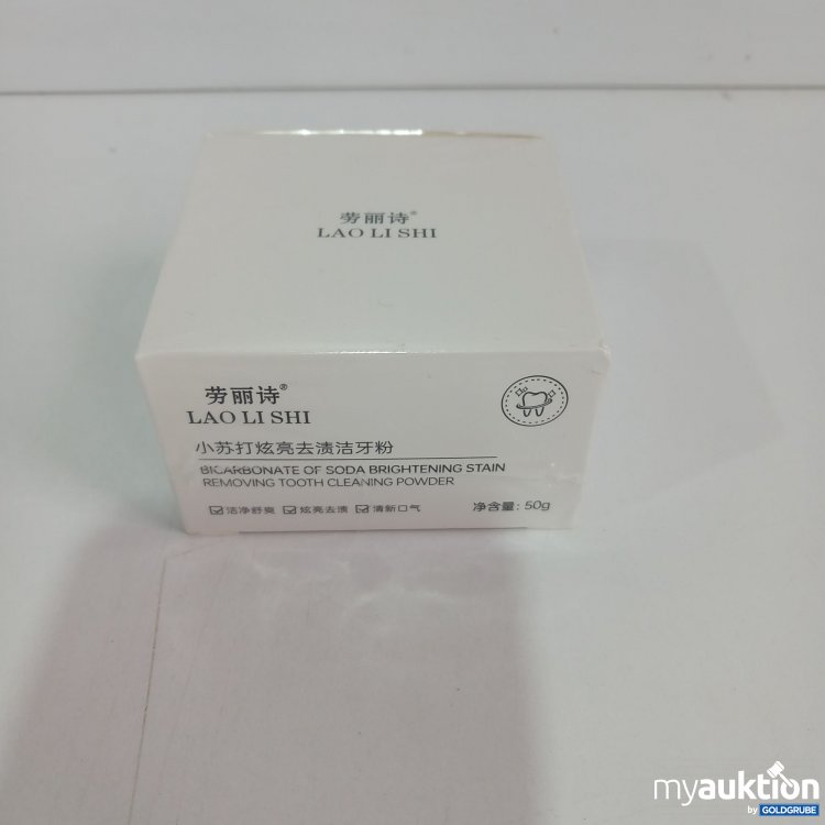 Artikel Nr. 520660 Artikel Nr. 520660: Lao Li Shi Removing Tooth Cleaning Powder 50g