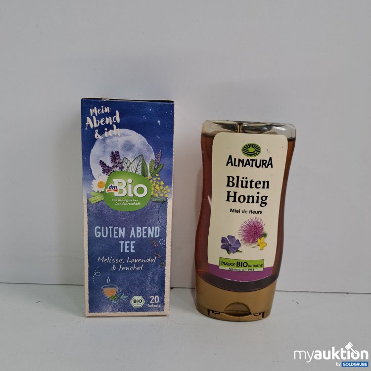 Artikel Nr. 816660 Artikel Nr. 816660: DM Bio Guten Abend Tee 20B. und Alnatura Blütenhonig 350g