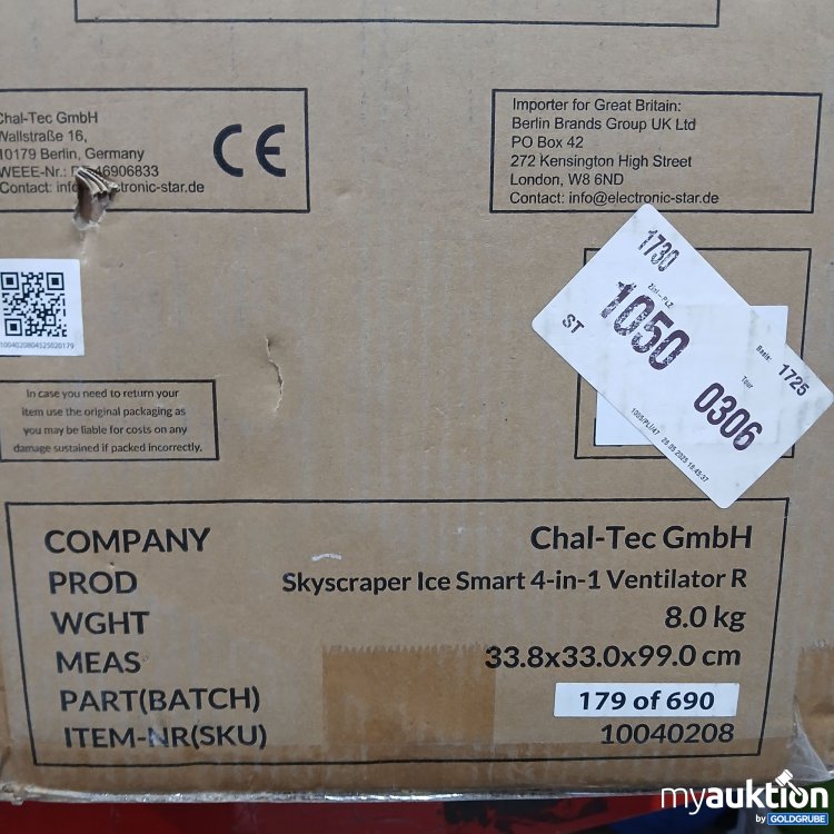 Artikel Nr. 882660: Klarstein Skyscraper Ice Smart 4in1 Ventilator 