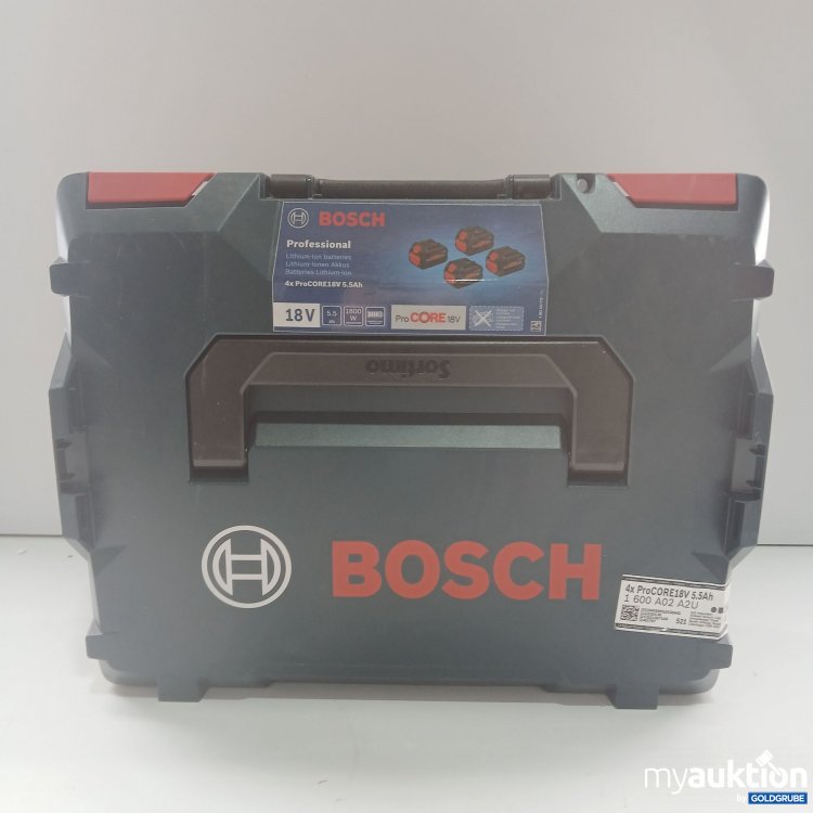 Artikel Nr. 902660 Artikel Nr. 902660: Bosch Professional Lithium-Ionen Akkus 4x ProCORE18V 5.5Ah