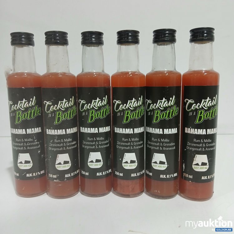 Artikel Nr. 910660 Artikel Nr. 910660: Cocktail in a Bottle Bahama Mama Rum&Malibu je 250ml