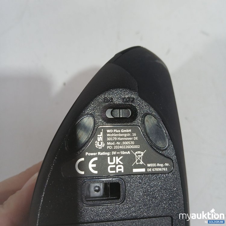 Artikel Nr. 989660 Artikel Nr. 989660: WD Plus ergonomische Maus