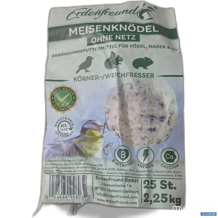 Artikel Nr. 990660: Erdenfreund Meisenknödel ohne Netz 25Stk 2,25kg