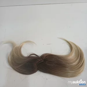 Auktion Haarteil Haarverlängerung mit Clip Braun Blond