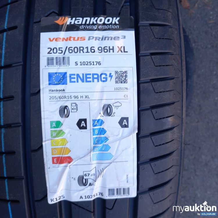 Artikel Nr. 445661 Artikel Nr. 445661: Hankook Ventus Prime3 205/60 R16 96H XL Sommerreifen