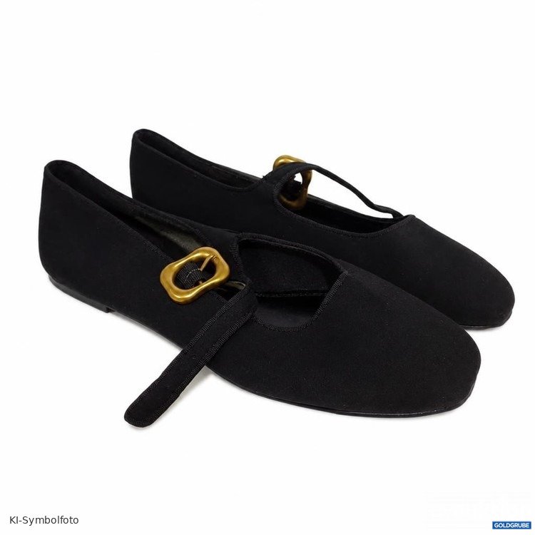 Artikel Nr. 469661 Artikel Nr. 469661: H&M Ballerinas mit goldener Schnalle Größe 40