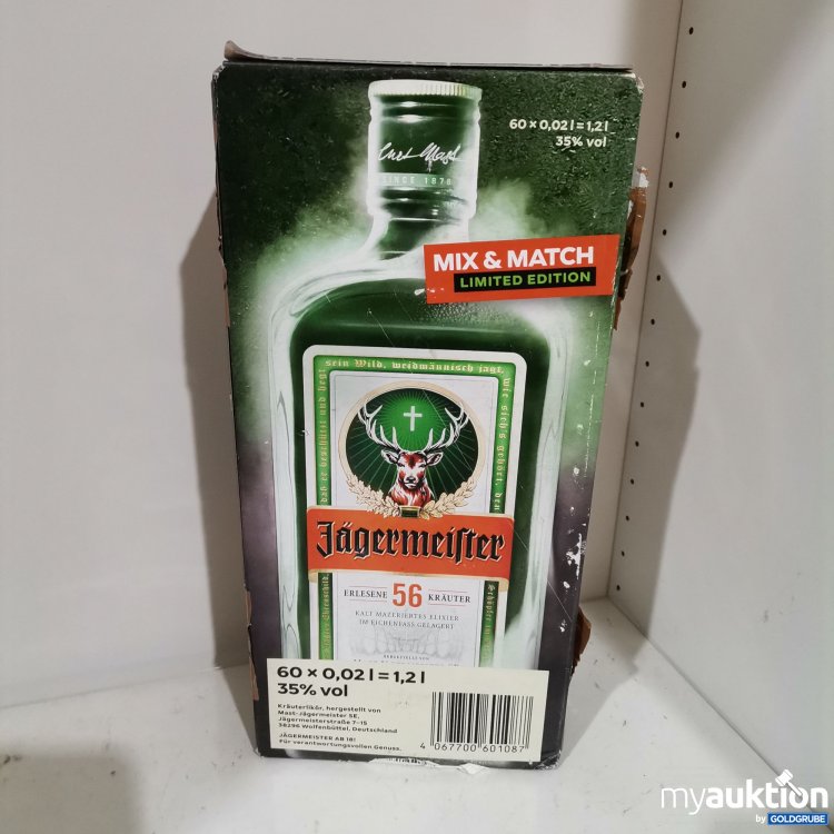 Artikel Nr. 811661 Artikel Nr. 811661: Jägermeister 60x0,02