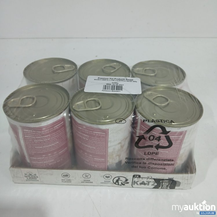Artikel Nr. 820661 Artikel Nr. 820661: Premium Pet Adult Katzenfutter Rind Pur 6x400g