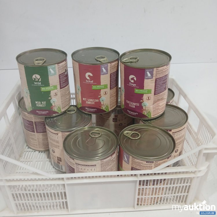 Artikel Nr. 986661: Hermanns Manufaktur Hundefutter diverse Sorten 10x800g 