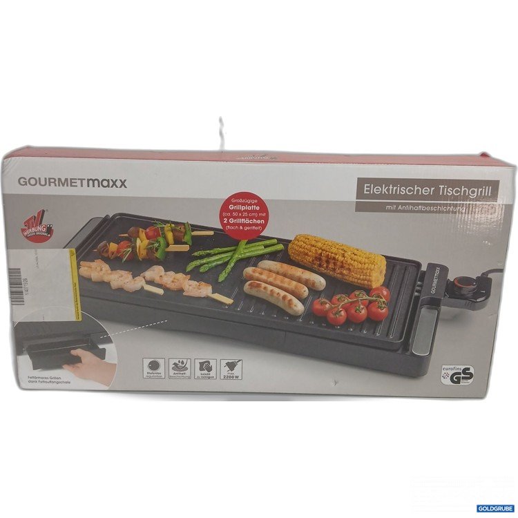 Artikel Nr. 998661: Gourmetmaxx elektrischer Tischgrill mit Anthihaftbeschichtung 