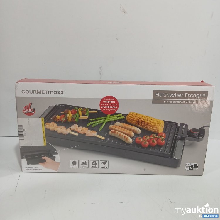 Artikel Nr. 998661: Gourmetmaxx elektrischer Tischgrill mit Anthihaftbeschichtung 