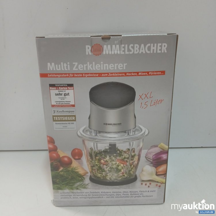 Artikel Nr. 468662 Artikel Nr. 468662: Rommelbacher Multi Zerkleinerer XXL 1,5L 220-240V 500W