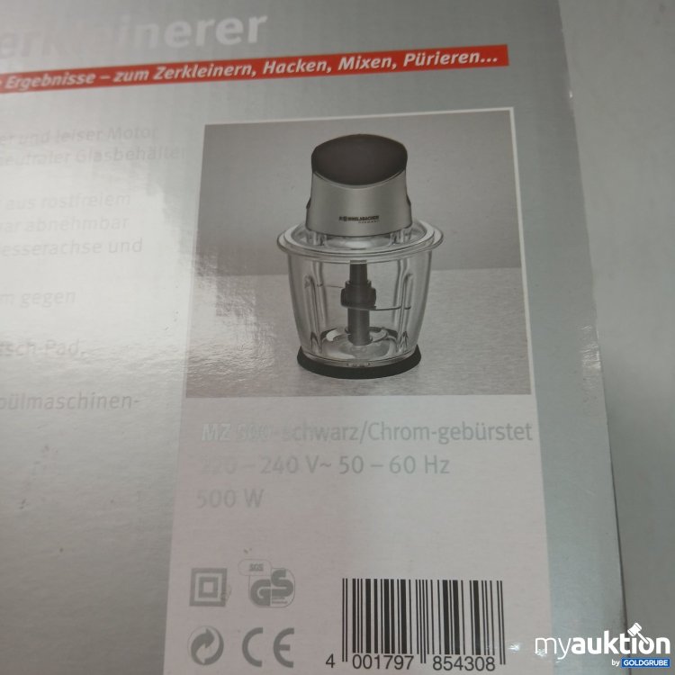 Artikel Nr. 468662 Artikel Nr. 468662: Rommelbacher Multi Zerkleinerer XXL 1,5L 220-240V 500W