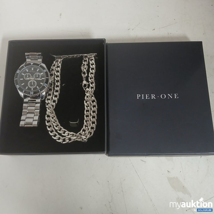 Artikel Nr. 877662: Pier One Armbanduhr und Halskette 