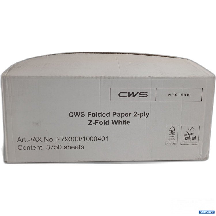 Artikel Nr. 888662 Artikel Nr. 888662: CWS Folded Paper 2-ply Z-Fold white 3750Sheets