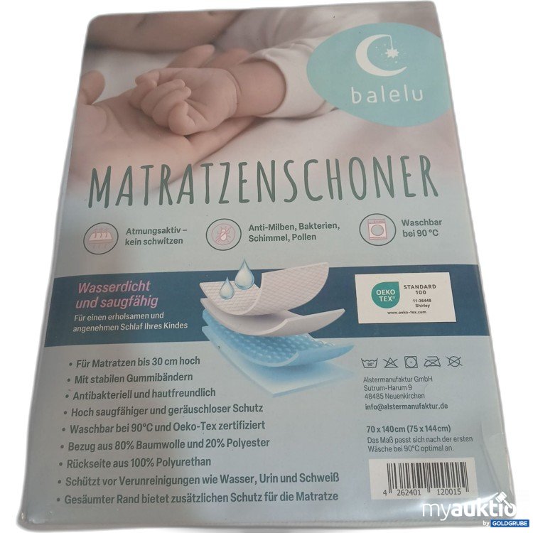 Artikel Nr. 893662: Balelu Matratzenschoner 70x140cm 