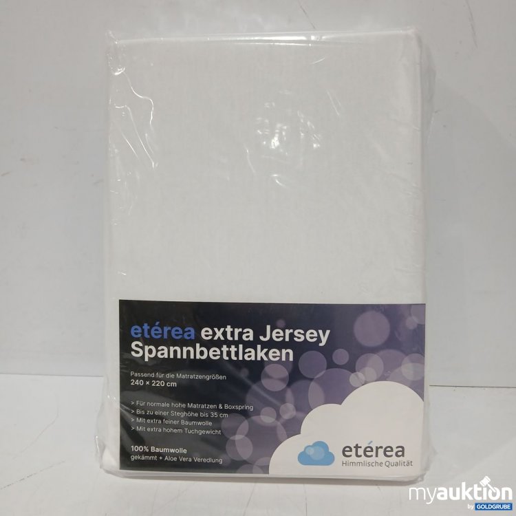 Artikel Nr. 961662: etéreá extra Jersey Spannbettlaken 240x220+35cm