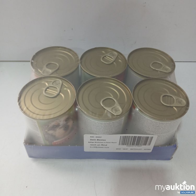 Artikel Nr. 990662: Dein Bestes Hundefutter Rind je 400g 6Stk