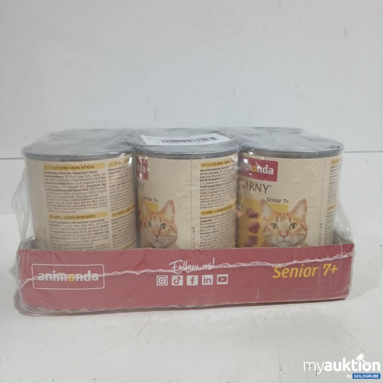 Artikel Nr. 996662: Animonda Carny Senior Katzenfutter Huhn + Käse 6x400g 