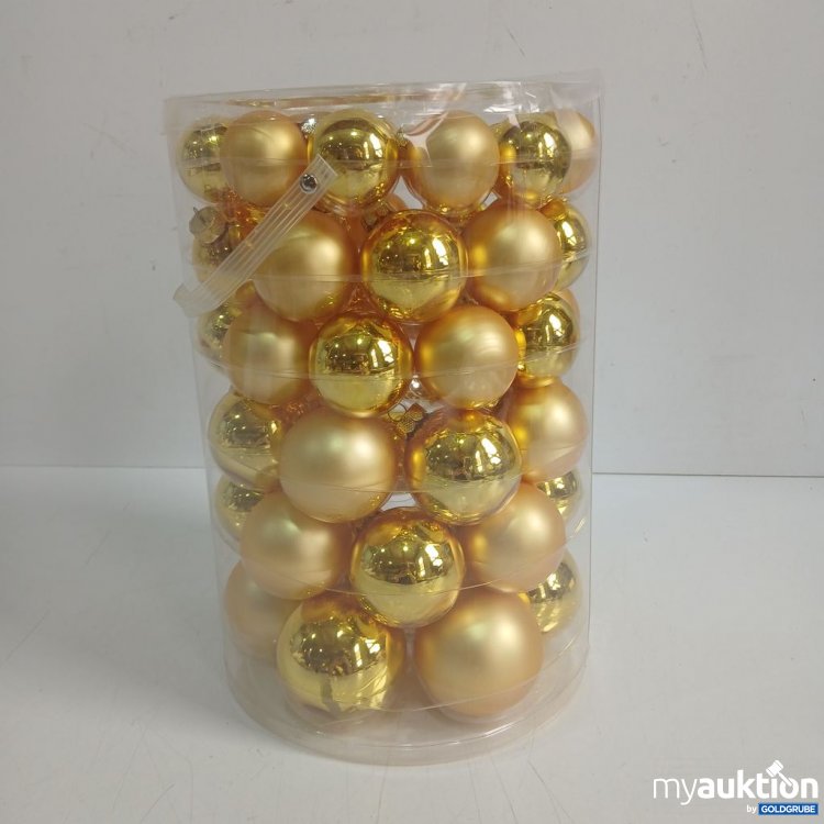 Artikel Nr. 446663 Artikel Nr. 446663: Höchste Brillanz Weihnachtsbaumkugeln Gold 24 Stück