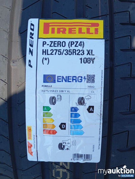 Artikel Nr. 525663 Artikel Nr. 525663: Pirelli P-Zero (PZ4) HL275/35R23 XL