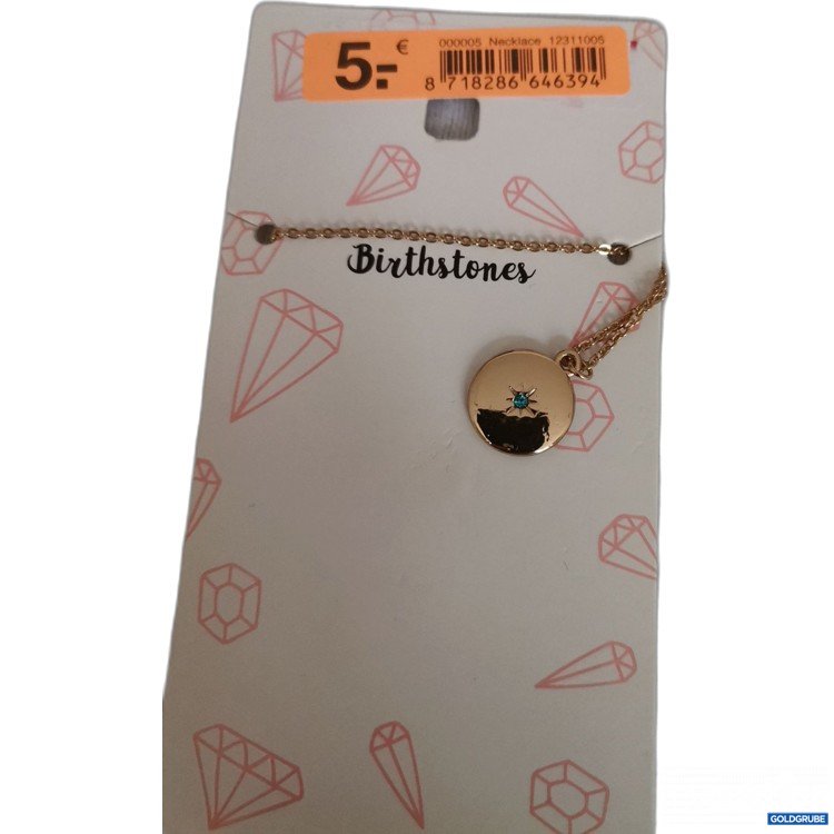 Artikel Nr. 689663: Geburtstagsstein Halskette 