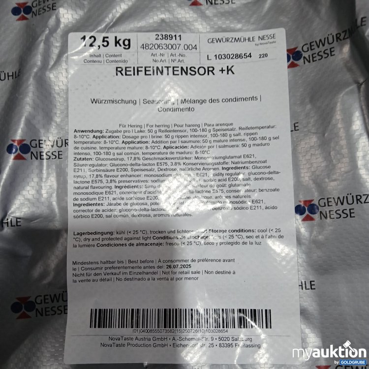 Artikel Nr. 801663 Artikel Nr. 801663: Reifeintensor +K 12,5kg