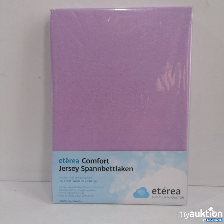 Artikel Nr. 832663 Artikel Nr. 832663: Eterea Jersey Spannbettlaken 80x160 cm bis 80x180 cm, flieder