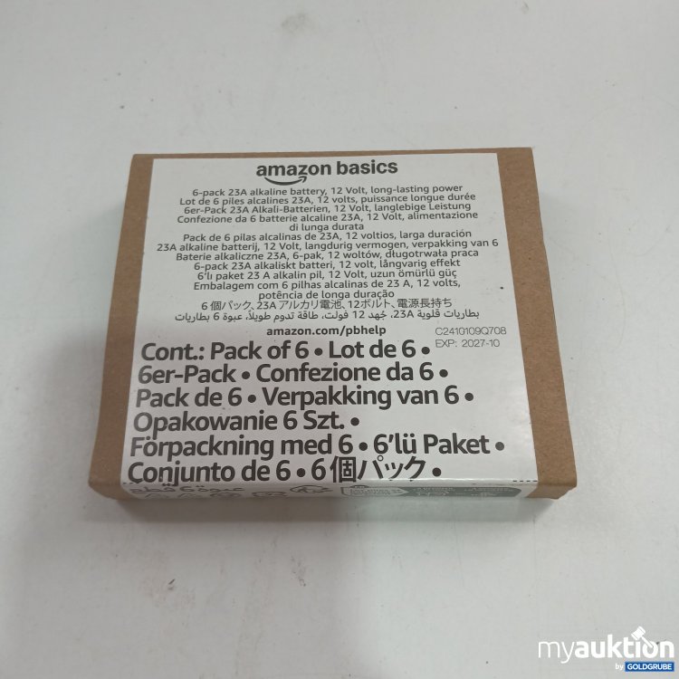Artikel Nr. 844663 Artikel Nr. 844663: Amazon Basics 23A Alkalibatterien 12V 6 Stück