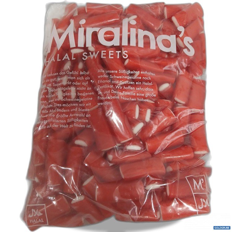 Artikel Nr. 885663 Artikel Nr. 885663: Miralinas Halal Sweets Erdbeerstangen 500g