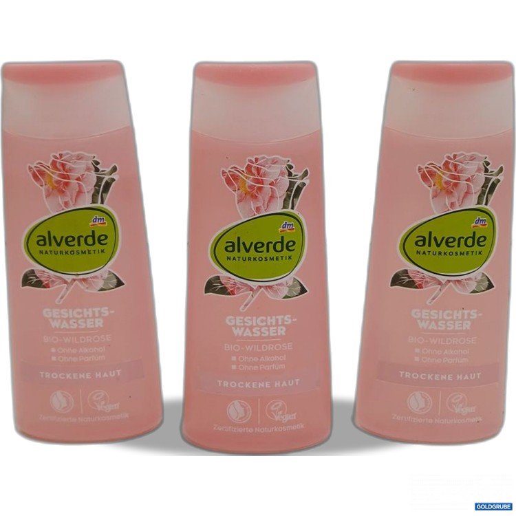 Artikel Nr. 953663: alverde Gesichtswasser Bio-Wildrose 3x 200 ml