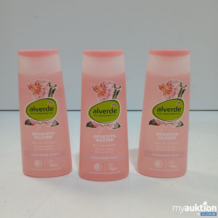 Artikel Nr. 953663: alverde Gesichtswasser Bio-Wildrose 3x 200 ml