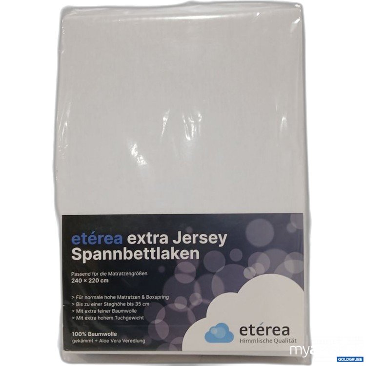 Artikel Nr. 961663: etéreá extra Jersey Spannbettlaken 240x220+35 cm