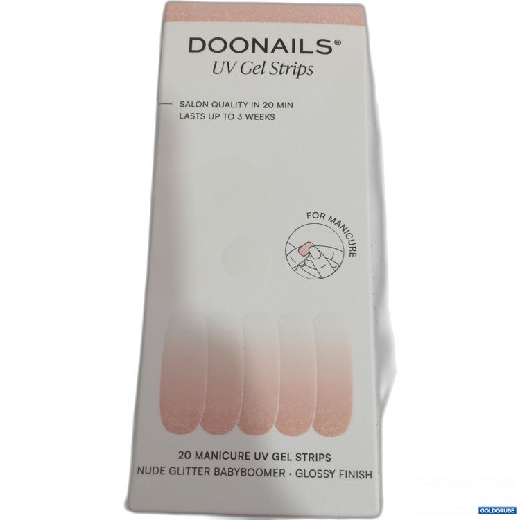 Artikel Nr. 977663: Doonails UV Gel Strips nude Glitter Babyboomer 