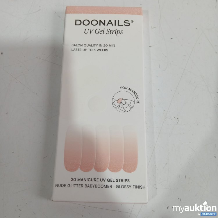 Artikel Nr. 977663: Doonails UV Gel Strips nude Glitter Babyboomer 
