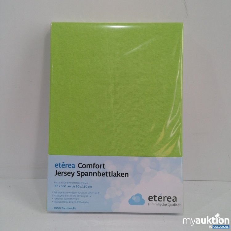 Artikel Nr. 832664 Artikel Nr. 832664: Eterea Jersey Spannbettlaken 80x160 cm bis 80x180 cm, hellgrün