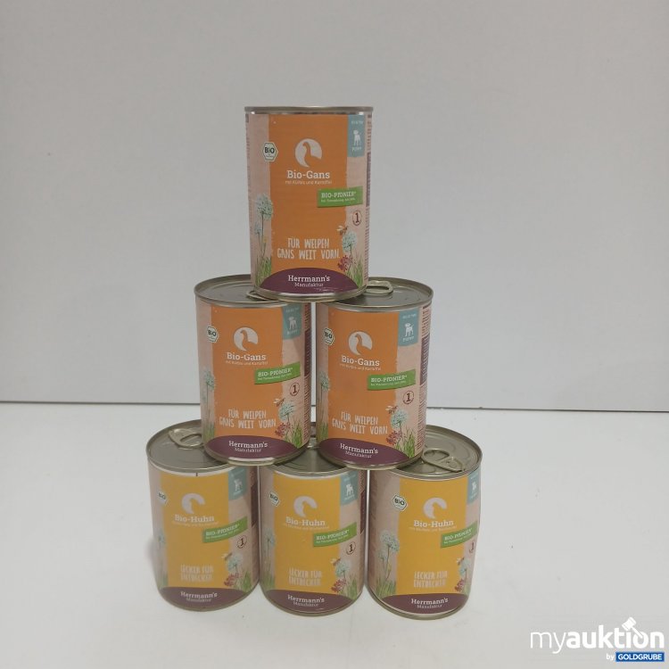 Artikel Nr. 871664 Artikel Nr. 871664: Herrmann's Hundefutter 6x400g