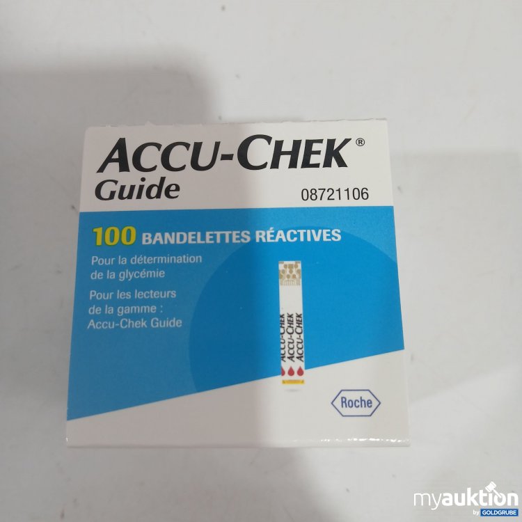 Artikel Nr. 872664 Artikel Nr. 872664: Accu-Chek Guide 100Bandelettes Reactives