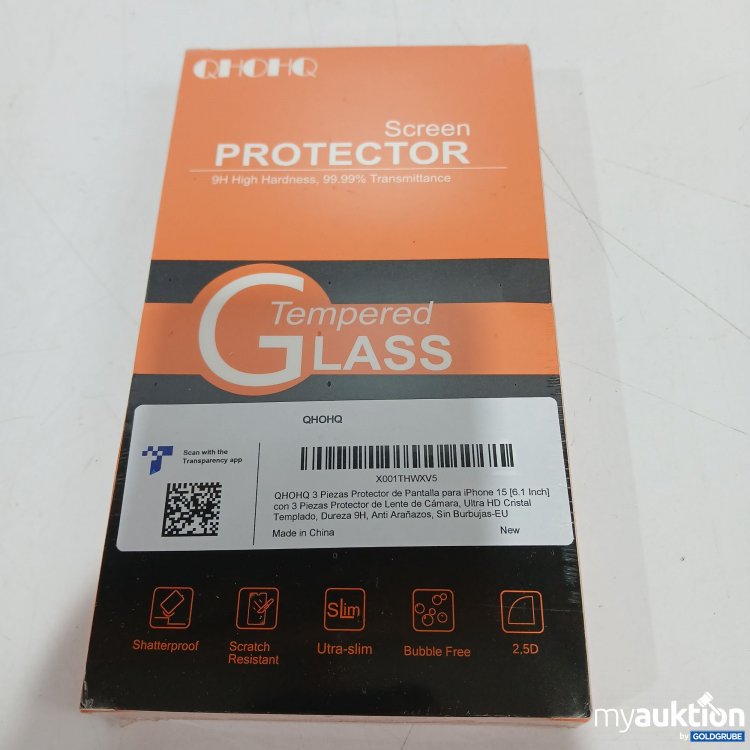 Artikel Nr. 876664 Artikel Nr. 876664: Ojojo Screen Protector iPhone 15 3stk