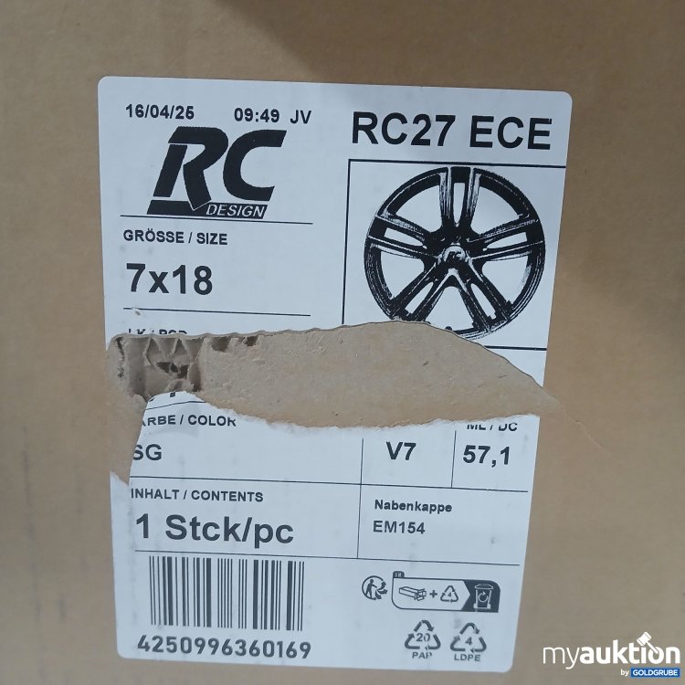 Artikel Nr. 951664: RC Design Felge 7x18 