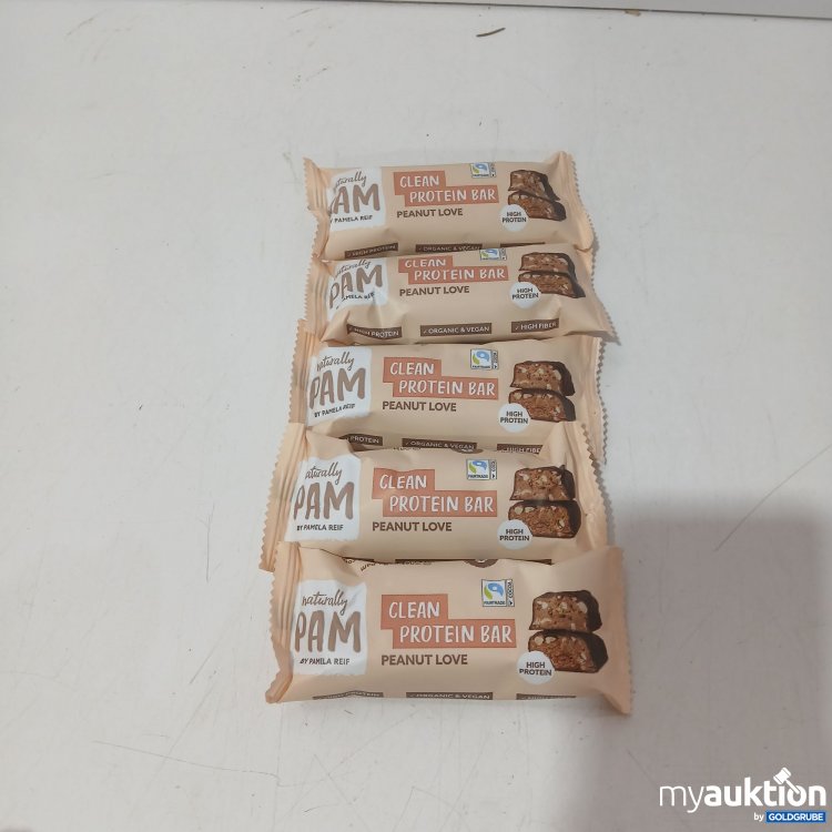 Artikel Nr. 958664: Naturally Pam Clean Protein Bar Peanut Love 5×45g