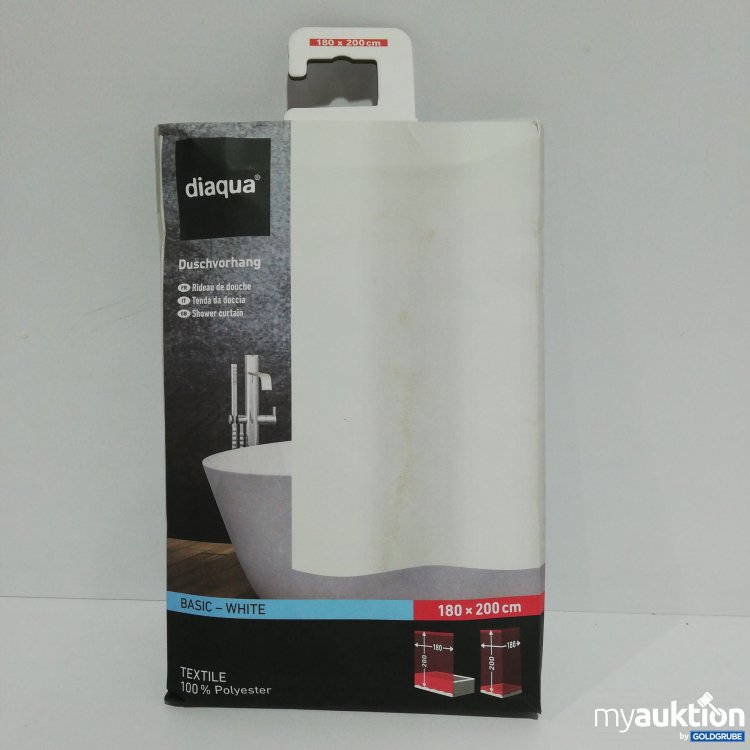 Artikel Nr. 385665 Artikel Nr. 385665: Diaqua BASIC Duschvorhang 180x200cm