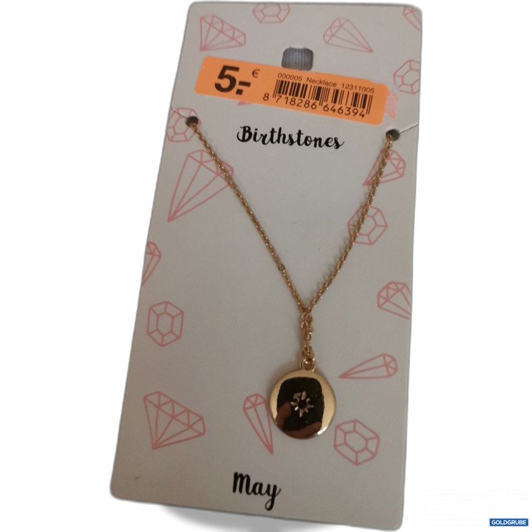 Artikel Nr. 689665: Geburtstagsstein Halskette 
