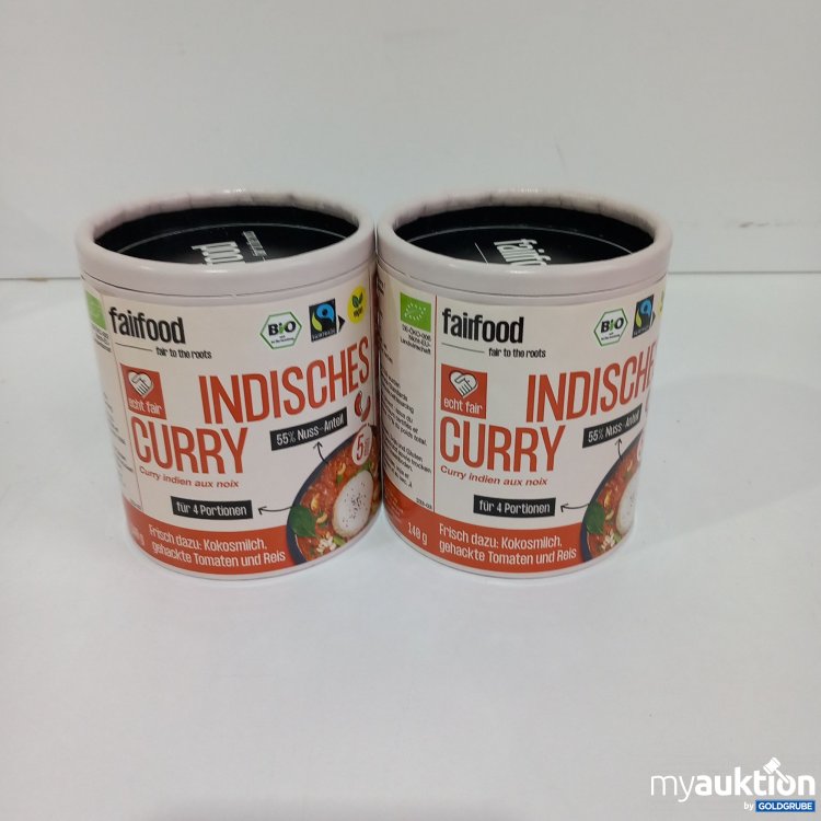 Artikel Nr. 814665: Fairfood Indisches Curry 2x140 g