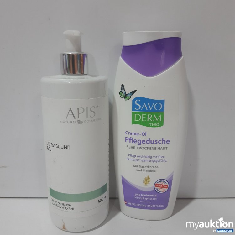 Artikel Nr. 849665: SAVO DERM med Creme-öl 400ml + APIS Ultrasound Gel 500ml