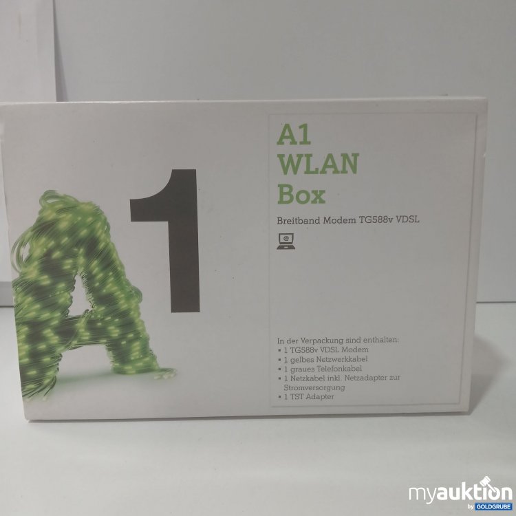 Artikel Nr. 911665 Artikel Nr. 911665: A1 WLAN Box Breitband Modem TG588v VDSL